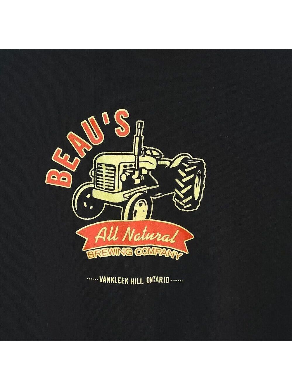 BEAU'S ALL NATURAL Brewing Company T-Shirt Women's Size Large Black